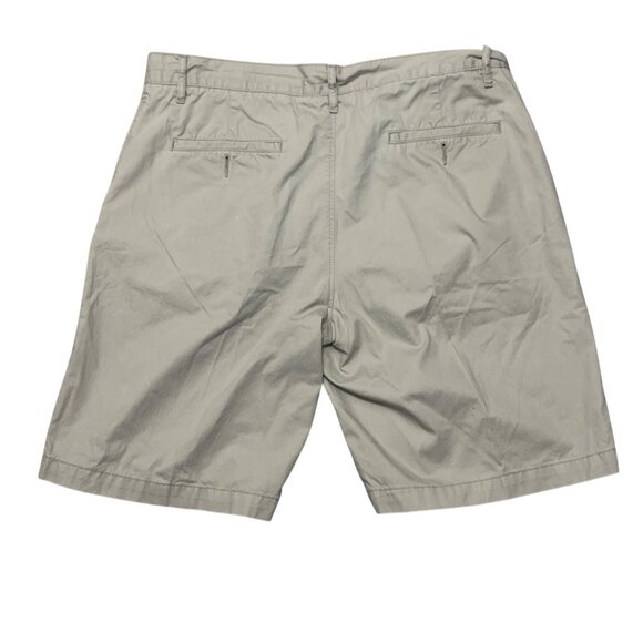 Lacoste Mens Classic Fit Beige Twill Cotton Shorts Size 46 - Picture 5 of 5